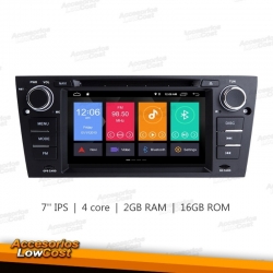 RADIO GPS ANDROID HD TACTIL PARA BMW SERIE 3 E90/1 E92/3