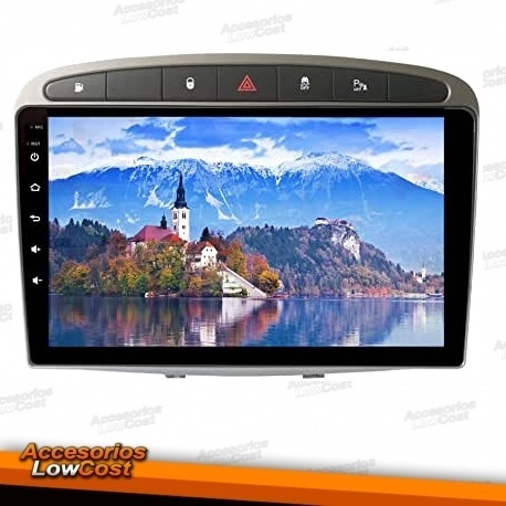 RADIO NAVEGADOR GPS 2 DIN 9” CON DVD. NUEVO MODELO 2012. ESPECÍFICO PARA PEUGEOT 308 Y 408 (2002-2008).