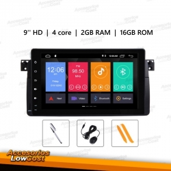 RADIO GPS ANDROID 5.1 PANTALLA HD TÁCTIL 9'', PARA BMW SERIE 3 E46.