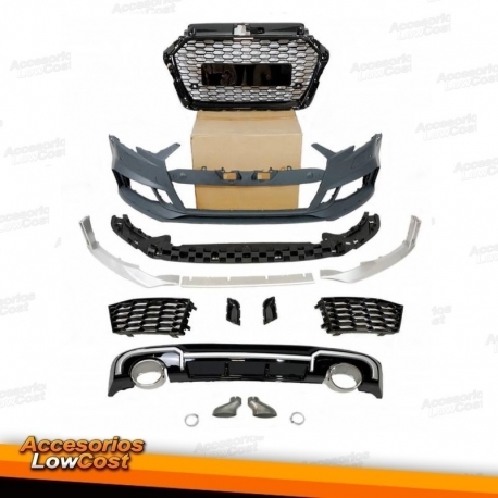 Kit De Carrocería Audi A3 SPORTBACK look RS3 2016+