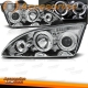 FAROIS ANGEL EYES / FORD FOCUS / 04-08 FUNDO CROMADO