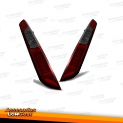 PILOTOS LED FOCUS 08-11 CRISTAL CLARO-ROJO-NEGRO 3P/5P BERLINA