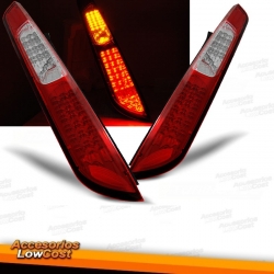 PILOTOS LED FORD FOCUS 08-11 ROJO/BLANCO