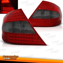 FAROLINS LED MERCEDES CLK W209. VERMELHO / ESCURECIDO