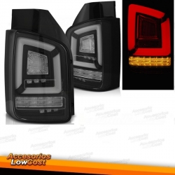 PILOTOS VW T5 10-15 FULL LED DINÁMICOS NEGROS