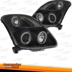 FAROS OJOS DE ANGEL CCFL SWIFT, 05-10., CRISTAL CLARO/ NEGRO