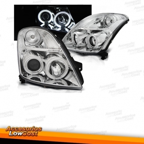 FAROIS ANGEL EYES / SUZUKI SWIFT / 05-10 FUNDO PRETO