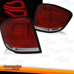 FAROLINS LED PARA OPEL CORSA C VERMELHO CROMADO