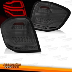 PILOTOS LED BAR ROJO CLARO MERCEDES W164 AHUMADOS