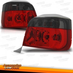 FAROLINS TRASEIROS / BMW E36 TOURING / 90-99 VERMELHO PRETO