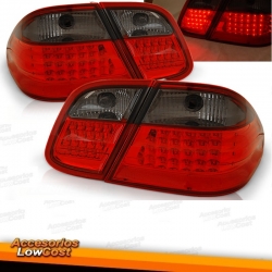 FAROLINS LED MERCEDES CLK W208. VERMELHO / ESCURECIDO