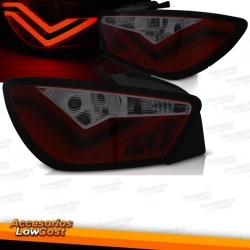 FAROL / OPTICA DIREITA / SEAT IBIZA 6L / 02-09 FUNDO PRETO