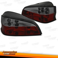 FAROLINS PEUGEOT 106. FUNDO VERMELHO