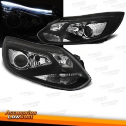 FAROS FORD FOCUS 11-14 TUBE LIGHT FONDO NEGRO