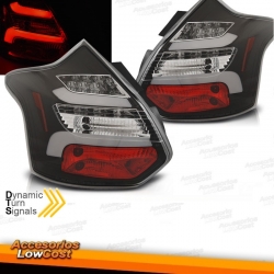 PILOTOS FORD FOCUS MK3 11-14 LED TUBELIGHT + INTERMITENTE DINÁMICO