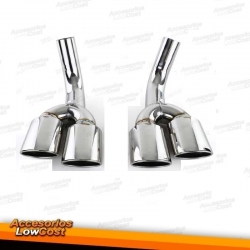 FAROS CCFL MERCEDES W203, 00-07, H1+H1 CRISTAL CLARO/ CROMADO