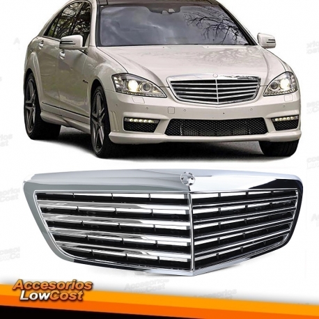 FAROIS MERCEDES CLK W208. FUNDO CROMADO