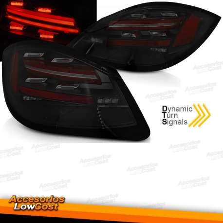 PILOTOS PORSCHE BOXSTER CAYMAN 987 09-12 FULL LED BAR DINAMICOS AHUMADO