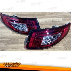 PILOTOS TRAS. LED 997, 04-08 -CRISTAL CLARO- ROJO-BLANCO