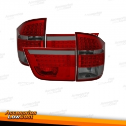 PILOTOS TRAS. LED X5 E70 07-10. CRISTAL CLARO-ROJO-NEGRO