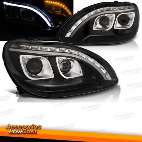 FAROLINS TRASEIROS LED / GOLF 4 MK IV VARIANT / 97-03 ESCUROS