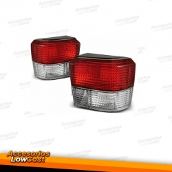 PILOTOS TRASEROS ROJO BLANCO PARA VW T4 TRANSPORTER Y CARAVELLE