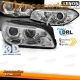 FAROLINS TRASEIROS LED / BMW E46 SEDAN / 98-01 CROMADO ESCURECIDO