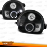 FARÓIS ANGEL EYES RENAULT TWINGO I  93-97. FUNDO PRETO