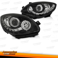 FAROS LUZ DIURNA TWINGO, 07+++- CRISTAL CLARO/NEGRO.