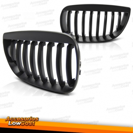 GRELHAS FRONTAIS BMW SERIE 1 E87 2004-2007 PRETAS