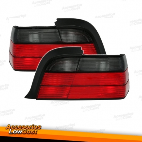 FAROLINS TRASEIROS E36 2 PORTAS / 90-97 CINZA VERMELHO