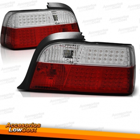 PILOTOS LED BMW E36 COUPE + CABRIO CLARO-ROJO