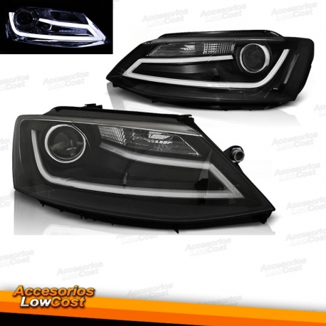 FAROS LUZ DIURNA VW VW JETTA 11-18 FONDO NEGRO