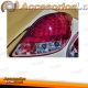 FAROLINS TRASEIROS LED PEUGEOT 207 / 06+ VERMELHO BRANCO