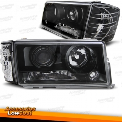 FAROS MERCEDES W201, 82-93 CRISTAL CLARO/NEGRO- INCL. INTERMITENTE