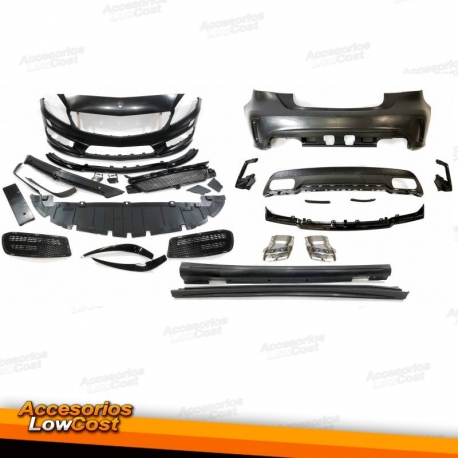 Kit Carrocería Mercedes W176 A45 2012-2015 Look AMG Sin Sensores