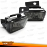 FAROS ANTINIEBLAS CRISTAL CLARO/NEGRO PARA VW JETTA 83-91, GOLF 2 83-92