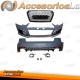 SET FAROS DE DISEÑO  OCTAVIA,04-08  CRISTAL CLARO/CROMADO- CON MOLDURA LED LUCES POSICIÓN- OPTICA LUCES DIURNASS