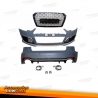 SET FAROS DE DISEÑO  OCTAVIA,04-08  CRISTAL CLARO/CROMADO- CON MOLDURA LED LUCES POSICIÓN- OPTICA LUCES DIURNASS