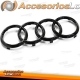 EMBLEMA FRONTAL PARA AUDI A3 A4 A5 A6 A7 NEGRO BRILLO