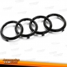 EMBLEMA FRONTAL PARA AUDI A3 A4 A5 A6 A7 NEGRO BRILLO
