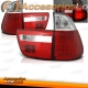 FAROLINS TRASEIROS TIPO M3 / BMW E36 COUPE / CABRIO / 91-99  VERMELHO BRANCO