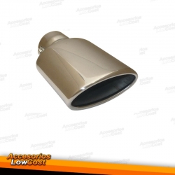 COLA ESCAPE MODELO CUPRA EMBELLECEDOR EN ACERO INOXIDABLE 125x63mm