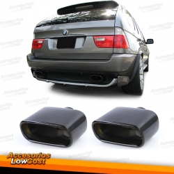 COLAS DE ESCAPE PARA BMW X5 E53 NEGRAS