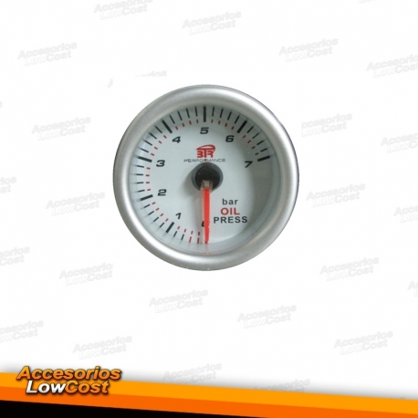 MANOMETRO PRESSAO DE OLEO / BRANCO