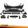 SET FAROS DE DISEÑO  PASSAT,00-05 - CRISTAL CLARO/NEGRO- CON REALES LUCES DIURNAS
