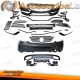 SET FAROS DE DISEÑO BORA, 98-05- CRISTAL CLARO/CROMADO- CON REALES LUCES DIURNAS