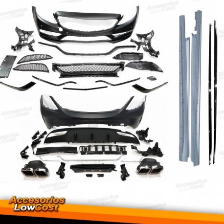 Kit De Carrocería Mercedes W205 2014-2018 4P Look AMG C63