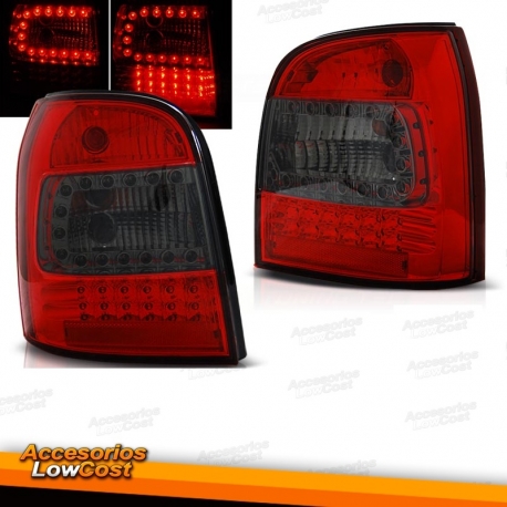 FAROLINS TRASEIROS TIPO LEXUS PARA AUDI A4 B5 / 94-99