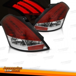 PILOTOS SUZUKI SWIFT IV 10- LED BAR ROJO BLANCO